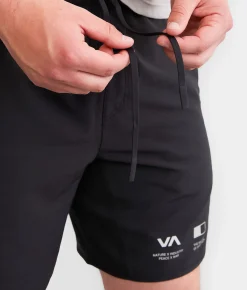 Bottoms|Activewear | RVCA Yogger Stretch Short Black