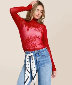 Free People You Decide Floral Top Black New