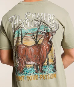 Tail Chasers Club Your Passion T-Shirt Sandstone Outlet