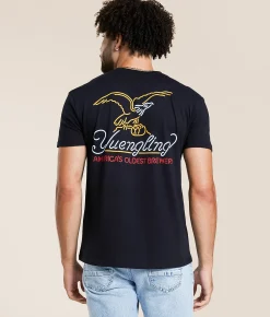 JEDCo Yuengling Neon Logo T-Shirt Black Discount