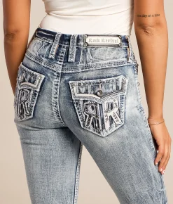 Rock Revival Yulini Curvy High Rise Boot Stretch Jean Yulini HB204 Outlet