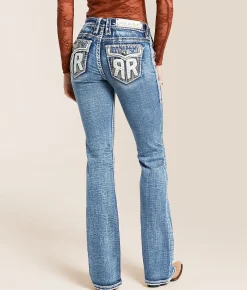 Rock Revival Yulini Low Rise Boot Stretch Jean Yulini B202 Outlet
