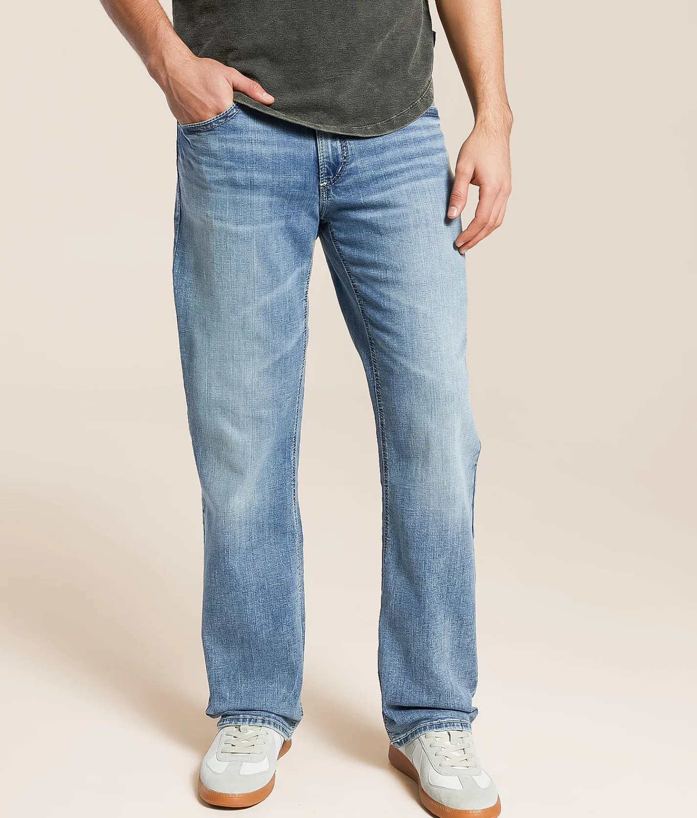 Bottoms | Silver Jeans Co.™ Zac Straight Stretch Jean Indigo