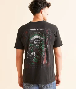 Freedom Ranch Zapata T-Shirt Vintage Black Sale