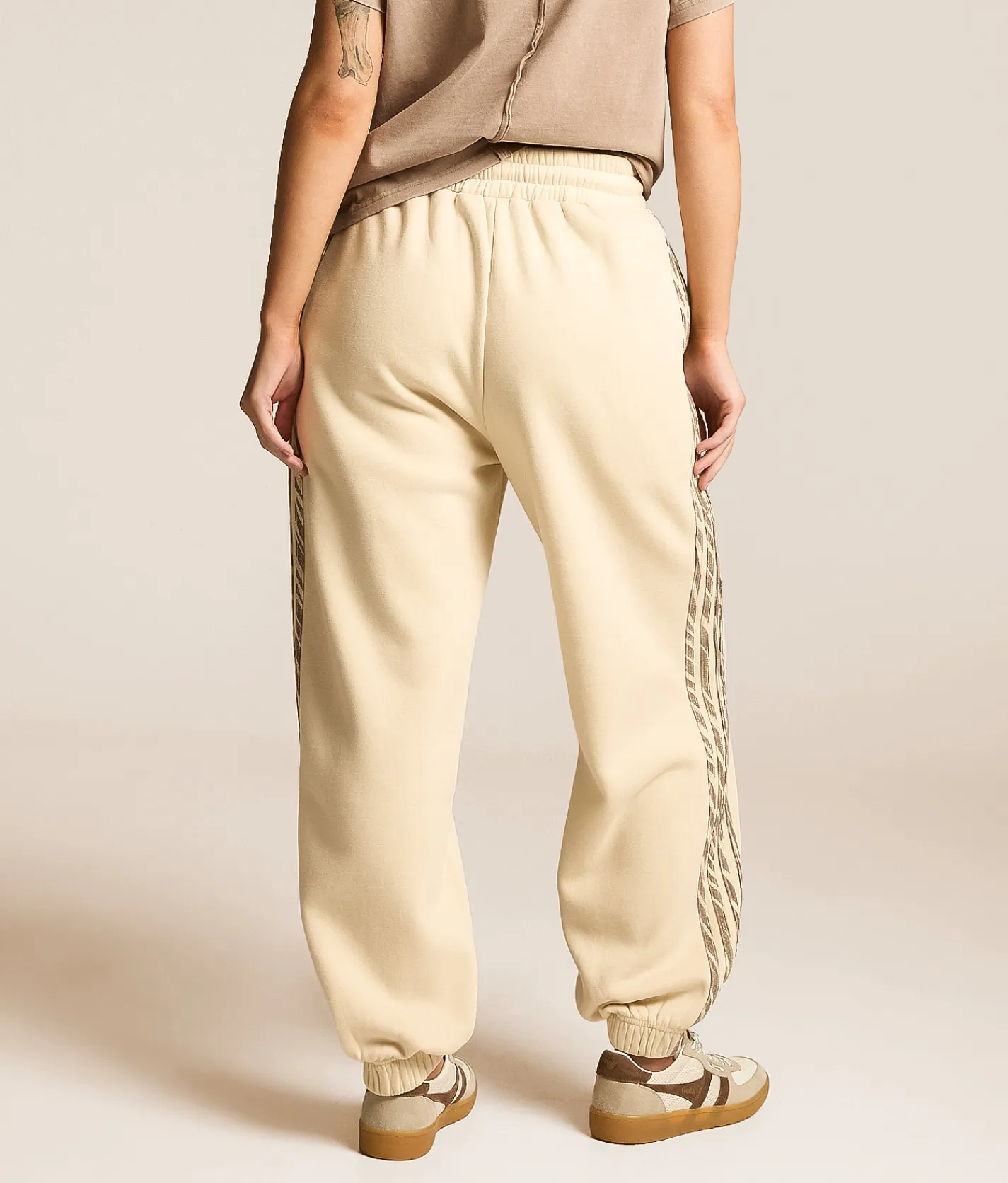 Gilded Intent Striped Jogger Zebra Clearance