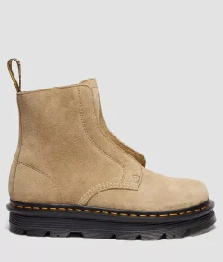 Dr. Martens Zebzag Laceless Leather Ankle Boot Savannah Tan Online