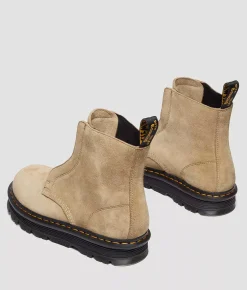 Dr. Martens Zebzag Laceless Leather Ankle Boot Savannah Tan Online