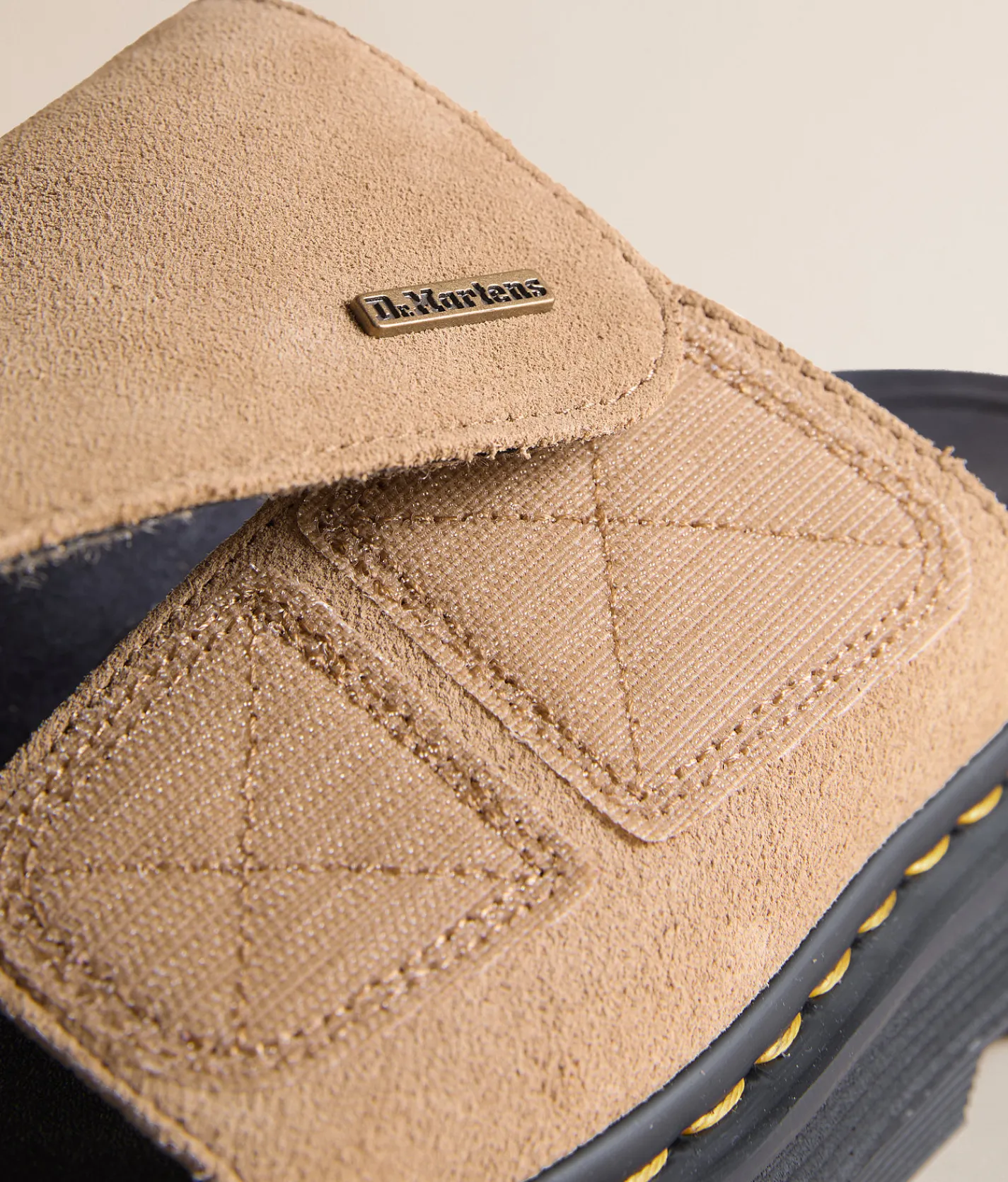 Shoes | Dr. Martens Zebzag Leather Slide Savannah Tan