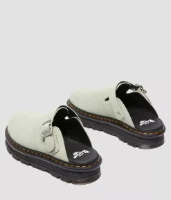Dr. Martens Zebzag Suede Mule Sage Green Online