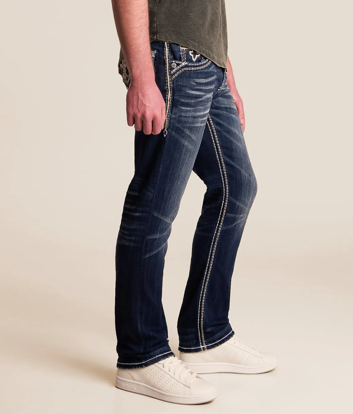 Bottoms|Rock Revival Jeans | Rock Revival Zeken Straight Stretch Jean Zeken J200