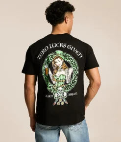 Sullen Zero Lucks Given T-Shirt Jet Black Online