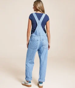 Free People Ziggy Denim Cuffed Overalls Beachcomber Online
