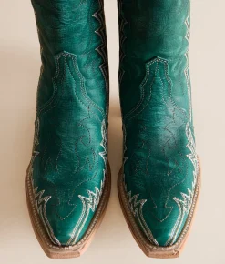 Shoes | Circle G by Corral Zigzag Leather Western Boot Turquoise
