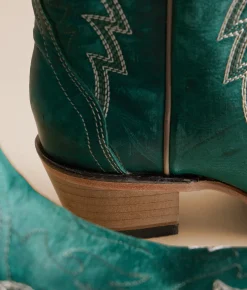Shoes | Circle G by Corral Zigzag Leather Western Boot Turquoise