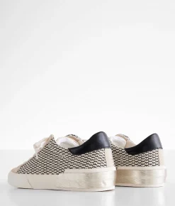 Shoes | Dolce Vita Zina Low Top Raffia Sneaker Black Natural Raffia