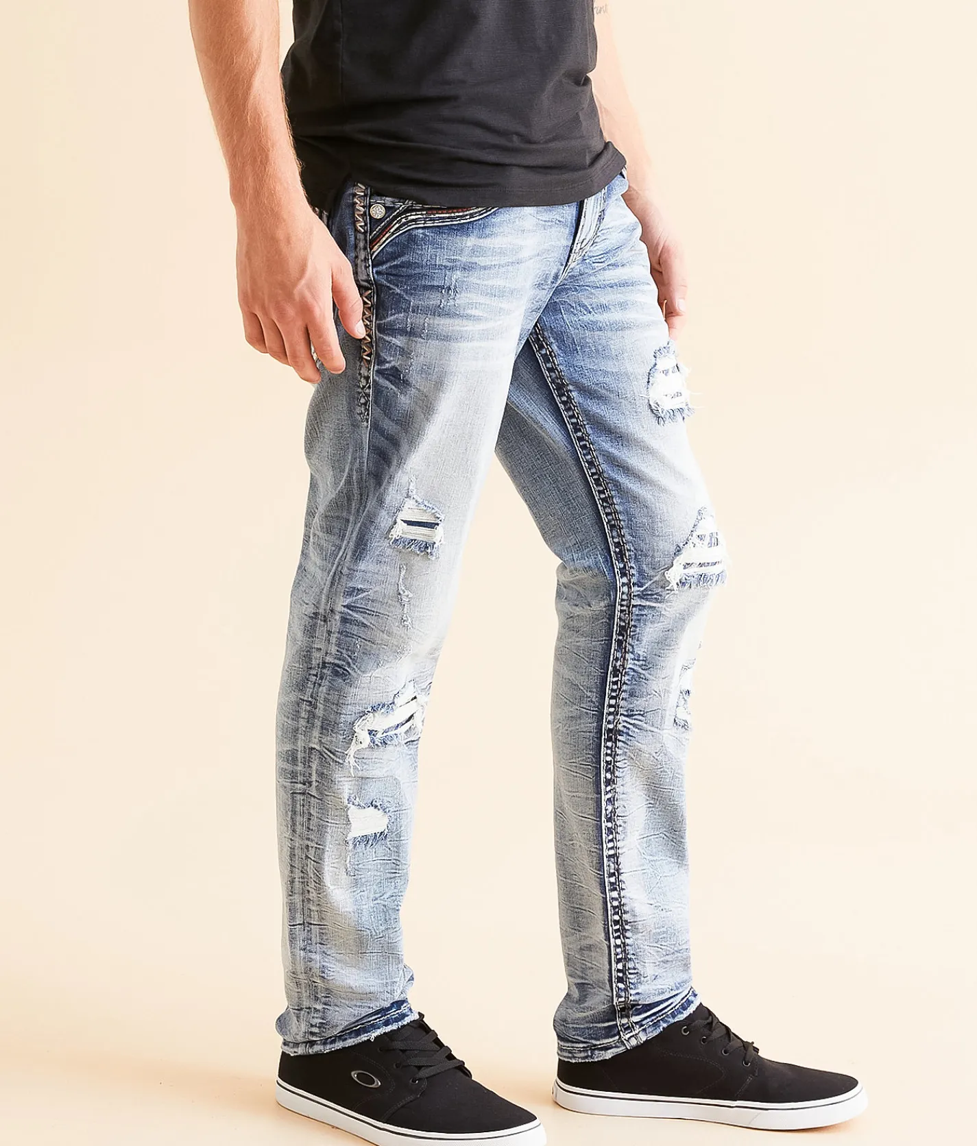 Rock Revival Zinfandel Original Taper Stretch Jean Zinfandel JT228 Online