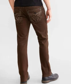 Bottoms | Rock Revival Zinfandel Straight Stretch Pant Zinfandel SJ224