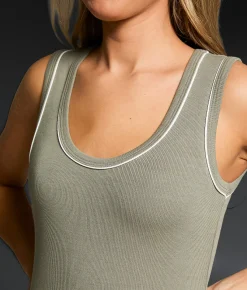 Buckle Black Zoey Ribbed Tank Top Vetiver Discount