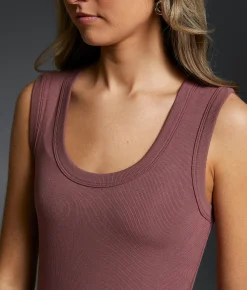 Buckle Black Zoey Ribbed Tank Top Oatmeal Heather Discount