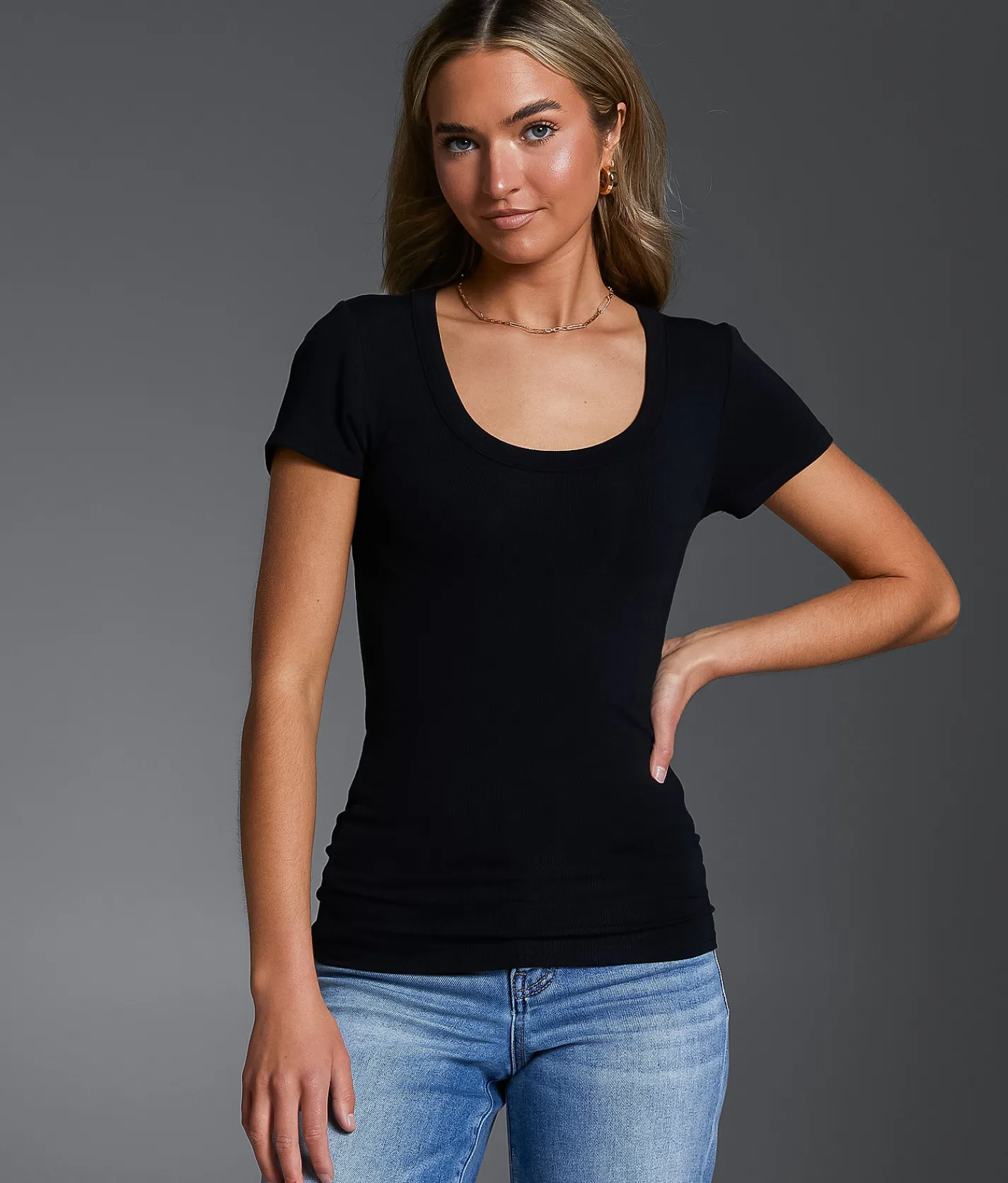 Tops | Buckle Black Zoey Ribbed Top Deep Taupe