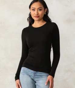 Buckle Black Zoey Ribbed Top Olive Night