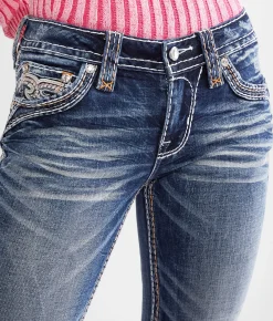 Rock Revival Zola Low Rise Boot Stretch Jean Zola B204 Hot
