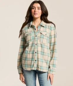 Tops | O'Neill Zuma High Pile Superfleece Shirt Nile Blue